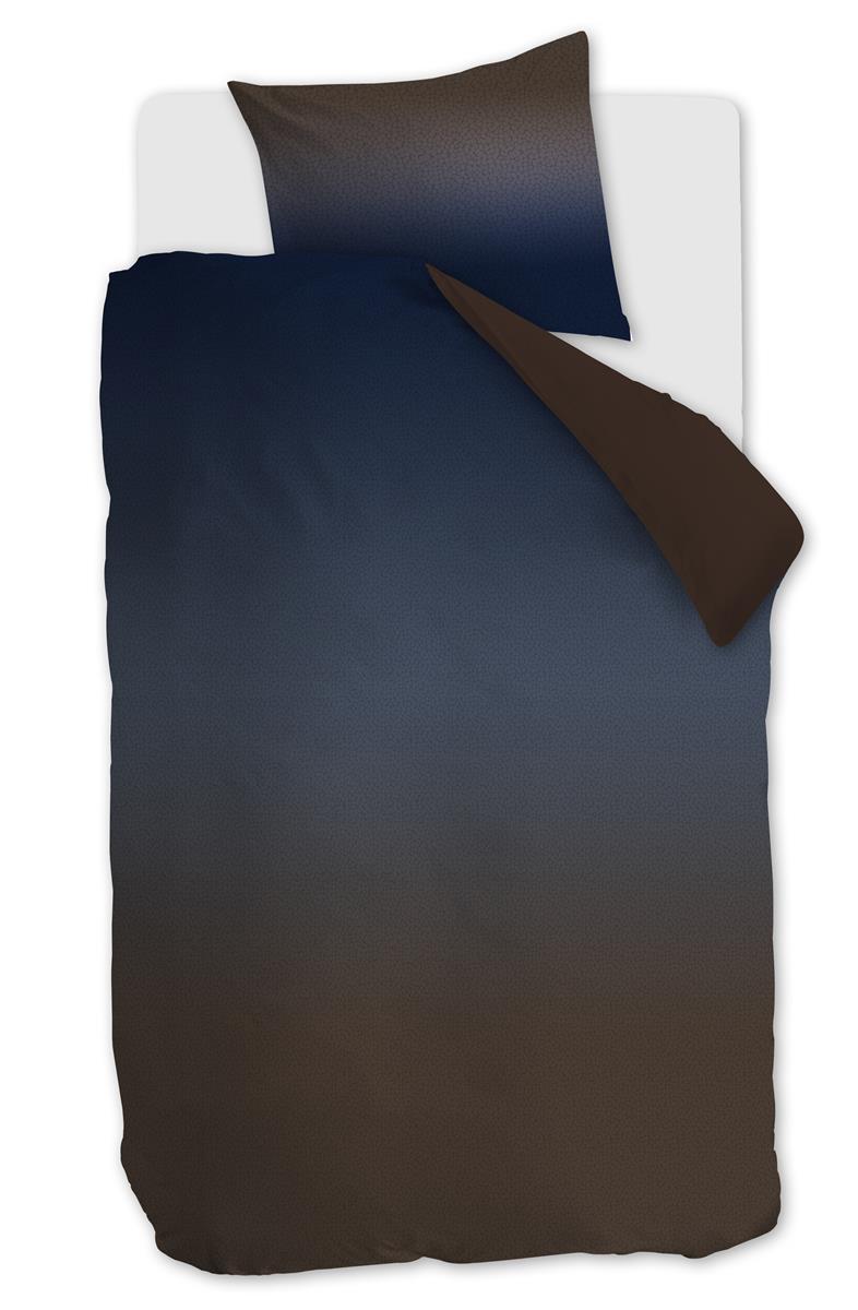 Image of Beddinghouse Dutch Design Silence Dekbedovertrek - Blauw - 200 x 200/220 cm + 2x 60 x 70 cm dekbedovertrek Blue van 100% cotton, 40x40/140x70, 210TC Organic Cotton, Airjet