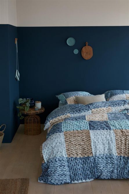 Ariadne At Home Wool Shades Dekbedovertrek - Blauw dekbedovertrek kopen