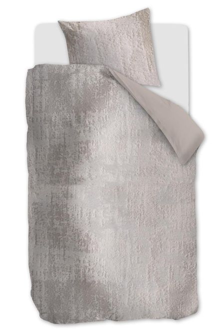 At Home by Beddinghouse Textures Dekbedovertrek - Light Grey Dekbedovertrek kopen