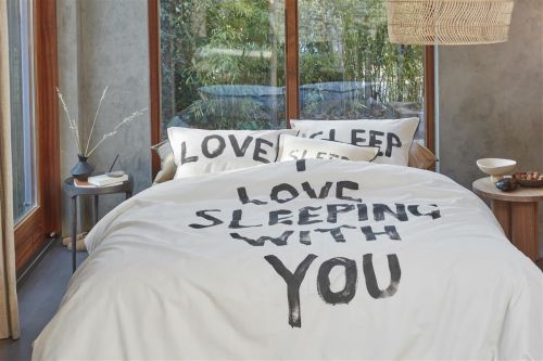 vtwonen Love Sleep Dekbedovertrek - Naturel Dekbedovertrek kopen